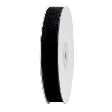 B-2-045 fekete bársony szalag 2 cm x 10 méter