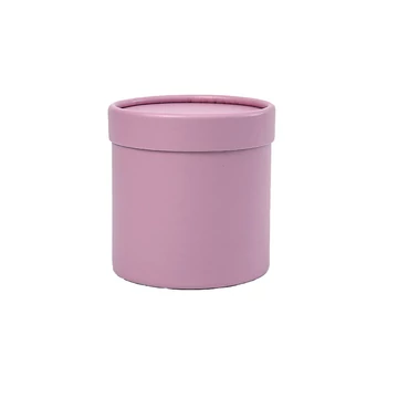 BOX-M1-036 BOX-M1 Virágdoboz henger egyszínű mályva 12,5 cm
