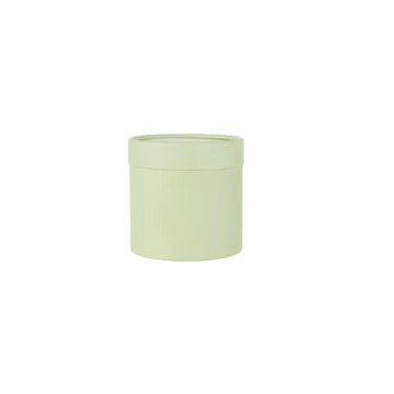 BOX-M1-082 BOX-M1 Virágdoboz henger egyszínű világoszöld12,5 cm