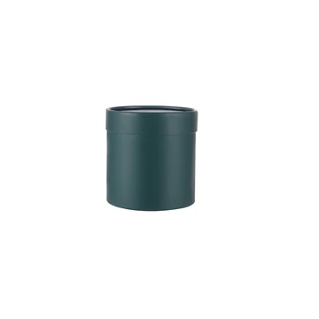 BOX-M1-096 BOX-M1 Virágdoboz henger egyszínű sötétzöld 12,5 cm