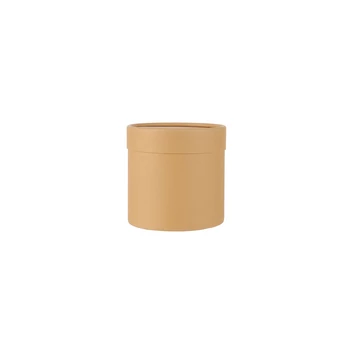 BOX-M1-241 BOX-M1 Virágdoboz henger egyszínű natúr 12,5 cm