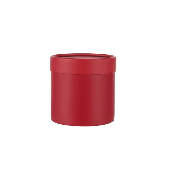 BOX-M1-012 BOX-M1 Virágdoboz henger egyszínű piros 12,5 cm