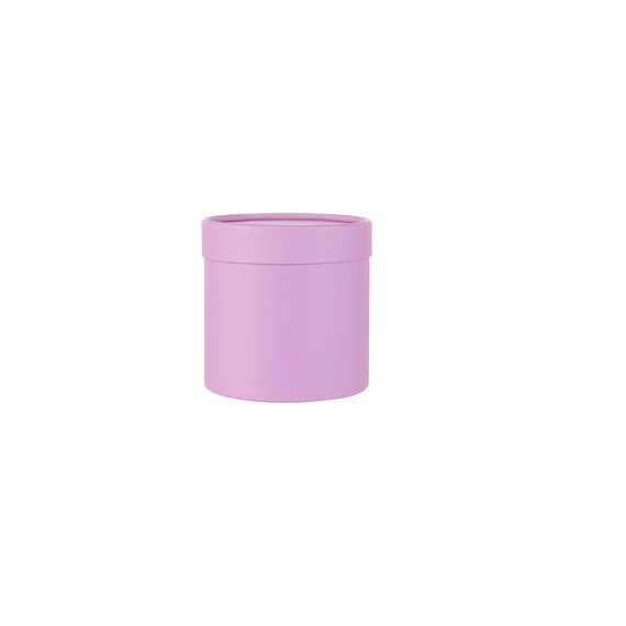 BOX-M1-031 BOX-M1 Virágdoboz henger egyszínű lila 12,5 cm