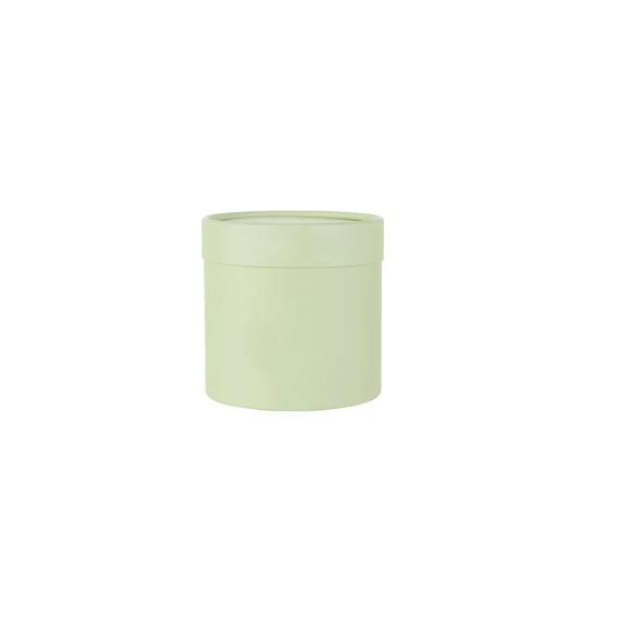 BOX-M1-082 BOX-M1 Virágdoboz henger egyszínű világoszöld12,5 cm