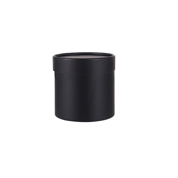 BOX-M1-171 BOX-M1 Virágdoboz henger egyszínű fekete 12,5 cm