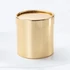 BOX-M2-062 BOX-M2 Virágdoboz henger metál arany 12,5 cm