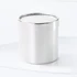 BOX-M2-124 BOX-M2 Virágdoboz henger metál ezüst 12,5 cm